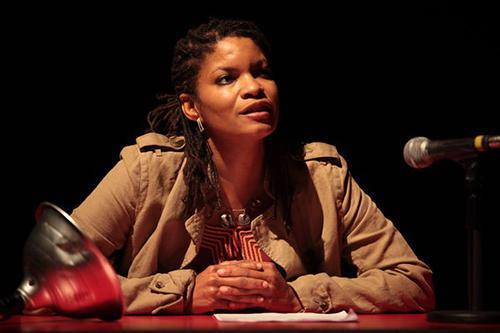 Kendra Ware, Notes from the Underground, 2013, Studio performance at REDCAT, Los Angeles, CA, Courtesy the CalArts staff photographer.