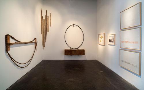 Ro Snell, <em>All that is left</em> installation at Museum of Contemporary Art Santa Barbara, September 29 - December 8, 2013. Photo: Wayne McCall