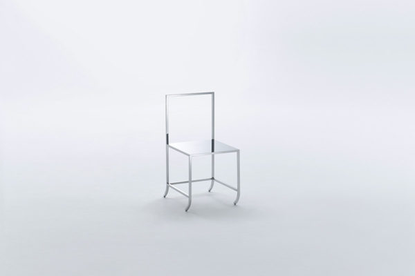 nendo, <em>Manga Chair (22)</em>, 2015, Stainless steel, 32 x 17.25 x 18.25 in. (HWD), Courtesy the Artist and Friedman Benda