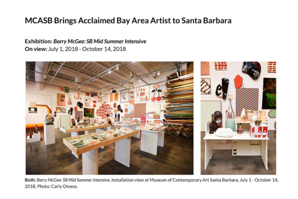 Barry McGee July Press Release Header Image