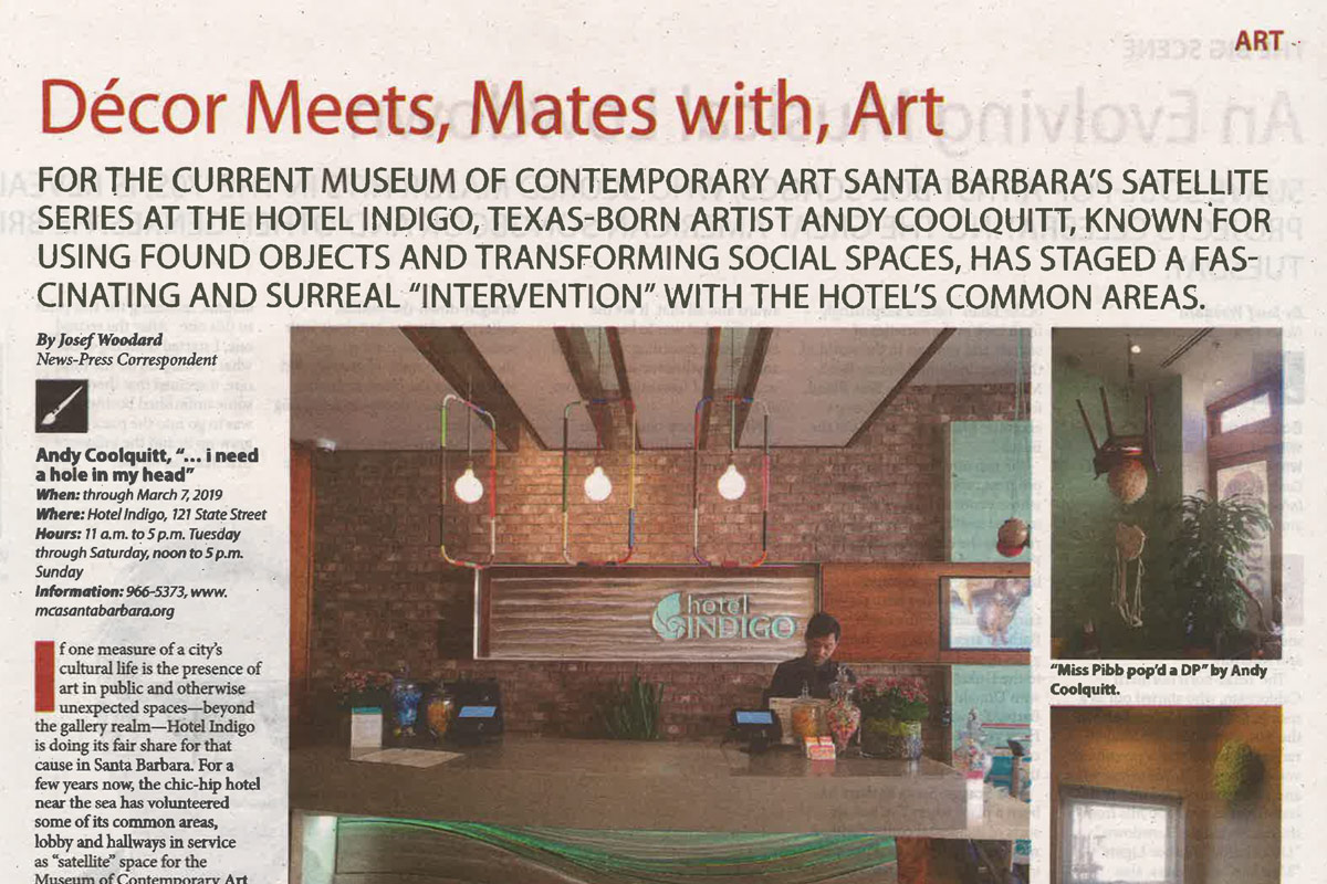 Santa Barbara News Press Décor Meets Mates With Art Museum Of Santa Barbara News Press Décor Meets Mates With Art Museum Of Contemporary