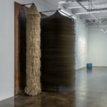 Lara Favaretto, Coppie Semplici / Simple Couples, 2009, Iron slabs, motors, electrical boxes, carwash brushes, wires, Installation dimensions variable