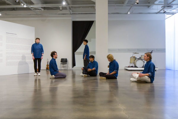 Ari Benjamin Meyers, <em>Serious Immobilities</em> (workshop version), 2013/2016, Kunsthalle for Music, Museum of Contemporary Art Santa Barbara, 2019, Courtesy MCASB, Photo: Alex Blair.