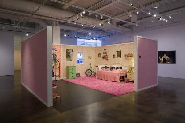 Bloom Projects: Genevieve Gaignard,  <em>Outside Looking In</em>, Installation View, Museum of Contemporary Art Santa Barbara, 2020, Photo: Alex Blair.