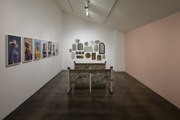 Bloom Projects: Genevieve Gaignard,  <em>Outside Looking In</em>, Installation View, Museum of Contemporary Art Santa Barbara, 2020, Photo: Alex Blair.