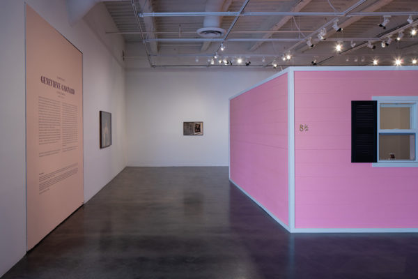 Bloom Projects: Genevieve Gaignard,  <em>Outside Looking In</em>, Installation View, Museum of Contemporary Art Santa Barbara, 2020, Photo: Alex Blair.