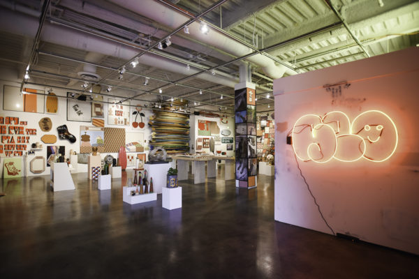 Barry McGee: SB Mid Summer Intensive, Installation View, Museum of Contemporary Art Santa Barbara, 2018, Photo: Brian Forrest.