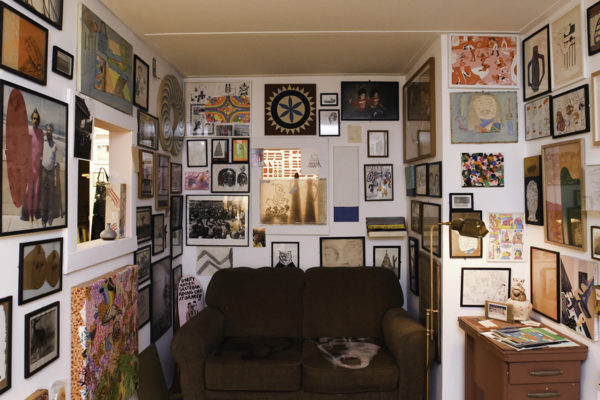 Barry McGee: SB Mid Summer Intensive, Installation View, Museum of Contemporary Art Santa Barbara, 2018, Photo: Brian Forrest.