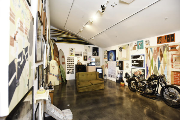 Barry McGee: SB Mid Summer Intensive, Installation View, Museum of Contemporary Art Santa Barbara, 2018, Photo: Brian Forrest.