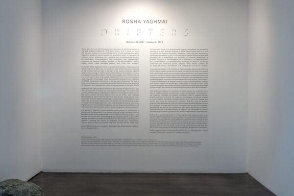 Rosha Yaghmai: <em>Drifters</em>, 2021, Installation view, Courtesy the Artist and MCASB. Photo: Monica Nouwens