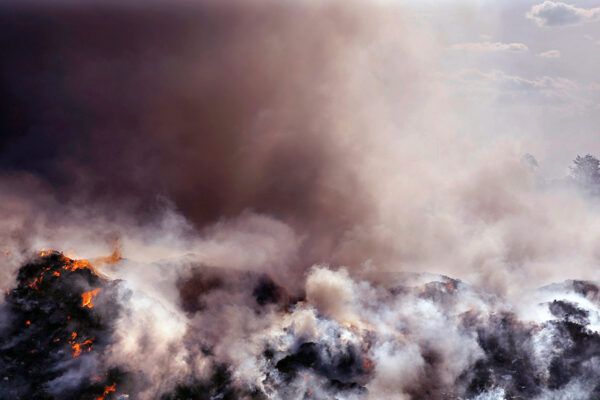 Jacob Kirkegaard - Testimonium - volcano smoke fire