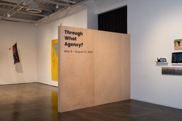 <em>Through What Agency?</em> installation view